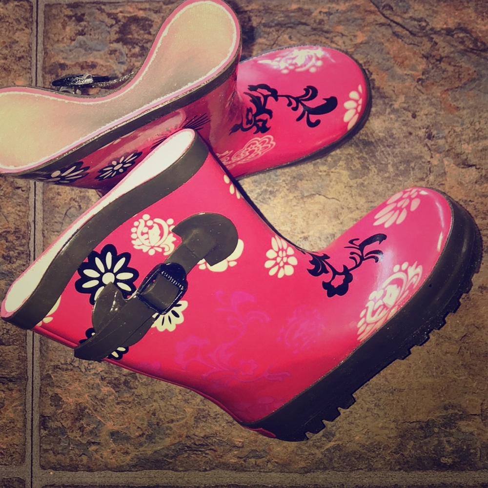 Laura Ashley Flower Rain Boots